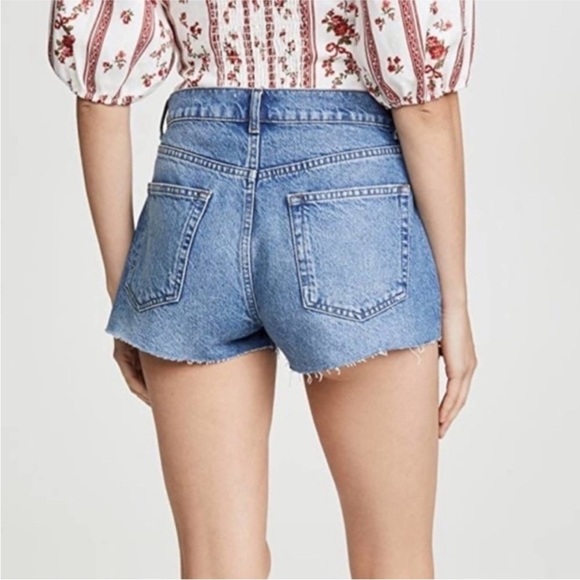 Reformation Dixie High Rise Shorts in Colorado Destroyed Size 24 - Picture 2 of 10